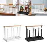 Maxbell Mug Holder Countertop Organizer Portable Multi Purpose Iron for Kitchen White