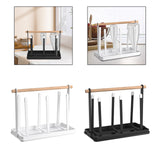 Maxbell Mug Holder Countertop Organizer Portable Multi Purpose Iron for Kitchen White