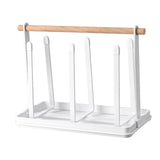 Maxbell Mug Holder Countertop Organizer Portable Multi Purpose Iron for Kitchen White