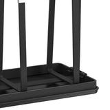 Maxbell Mug Holder Countertop Organizer Portable Multi Purpose Iron for Kitchen black