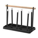 Maxbell Mug Holder Countertop Organizer Portable Multi Purpose Iron for Kitchen black