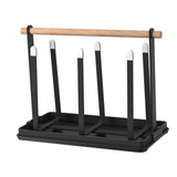 Maxbell Mug Holder Countertop Organizer Portable Multi Purpose Iron for Kitchen black