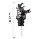 Maxbell Stainless Steel Wine Pourer Wine Pourer Spout Stopper for Party Rhino