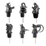 Maxbell Stainless Steel Wine Pourer Wine Pourer Spout Stopper for Party Rhino