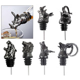 Maxbell Stainless Steel Wine Pourer Wine Pourer Spout Stopper for Party Rhino