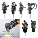 Maxbell Stainless Steel Wine Pourer Wine Pourer Spout Stopper for Party Rhino