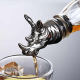 Maxbell Stainless Steel Wine Pourer Wine Pourer Spout Stopper for Party Rhino