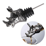 Maxbell Stainless Steel Wine Pourer Wine Pourer Spout Stopper for Party Rhino