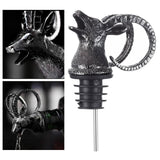 Maxbell Stainless Steel Wine Pourer Wine Pourer Spout Stopper for Party Sheep