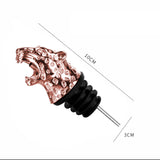 Maxbell Wine Aerator Pourer Liquor Pourer Wine Stopper Wine Pourer for Club Bar Home Leopard