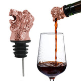 Maxbell Wine Aerator Pourer Liquor Pourer Wine Stopper Wine Pourer for Club Bar Home Lion