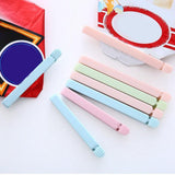 Maxbell 5 Pieces Bag Sealing Clips Food Packages Kitchen Tools Reusable for Kitchen Small Pink