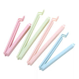 Maxbell 5 Pieces Bag Sealing Clips Food Packages Kitchen Tools Reusable for Kitchen Small Pink