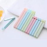 Maxbell 5 Pieces Bag Sealing Clips Food Packages Kitchen Tools Reusable for Kitchen Small Pink