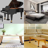 Maxbell 4Pcs Furniture Pad Bed Stopper Prevent Scratches for Sofa Hard Floors