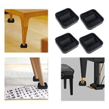 Maxbell 4Pcs Furniture Pad Bed Stopper Prevent Scratches for Sofa Hard Floors