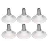 Maxbell 6 Pieces Furniture Levelers Leveling Feet for Furniture Chair 0.8cmx2cm