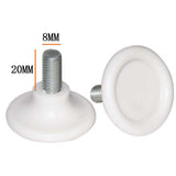 Maxbell 6 Pieces Furniture Levelers Leveling Feet for Furniture Chair 0.8cmx2cm