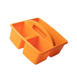 Maxbell Desktop Compartment Caddy Holder Stackable Case for Crafts Sewing Dorm Orange