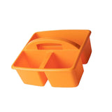 Maxbell Desktop Compartment Caddy Holder Stackable Case for Crafts Sewing Dorm Orange