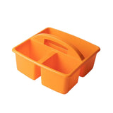 Maxbell Desktop Compartment Caddy Holder Stackable Case for Crafts Sewing Dorm Orange