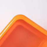 Maxbell Desktop Compartment Caddy Holder Stackable Case for Crafts Sewing Dorm Orange