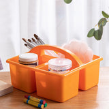 Maxbell Desktop Compartment Caddy Holder Stackable Case for Crafts Sewing Dorm Orange