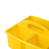 Maxbell Desktop Compartment Caddy Holder Stackable Case for Crafts Sewing Dorm Yellow