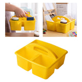 Maxbell Desktop Compartment Caddy Holder Stackable Case for Crafts Sewing Dorm Yellow