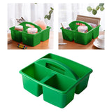 Maxbell Desktop Compartment Caddy Holder Stackable Case for Crafts Sewing Dorm Green