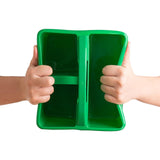 Maxbell Desktop Compartment Caddy Holder Stackable Case for Crafts Sewing Dorm Green