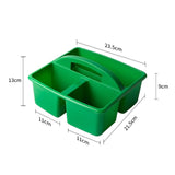 Maxbell Desktop Compartment Caddy Holder Stackable Case for Crafts Sewing Dorm Green