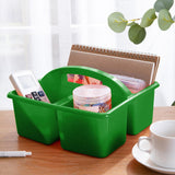 Maxbell Desktop Compartment Caddy Holder Stackable Case for Crafts Sewing Dorm Green