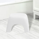 Maxbell Portable Children Stool Decorative Thickened Solid for Kitchen Boys Girls White