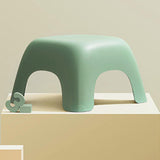 Maxbell Portable Children Stool Decorative Thickened Solid for Kitchen Boys Girls Green