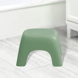 Maxbell Portable Children Stool Decorative Thickened Solid for Kitchen Boys Girls Green