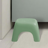 Maxbell Portable Children Stool Decorative Thickened Solid for Kitchen Boys Girls Green
