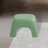 Maxbell Portable Children Stool Decorative Thickened Solid for Kitchen Boys Girls Green