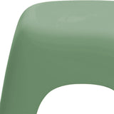 Maxbell Portable Children Stool Decorative Thickened Solid for Kitchen Boys Girls Green