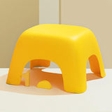 Maxbell Portable Children Stool Decorative Thickened Solid for Kitchen Boys Girls Yellow