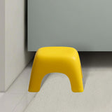 Maxbell Portable Children Stool Decorative Thickened Solid for Kitchen Boys Girls Yellow