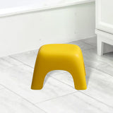 Maxbell Portable Children Stool Decorative Thickened Solid for Kitchen Boys Girls Yellow