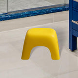 Maxbell Portable Children Stool Decorative Thickened Solid for Kitchen Boys Girls Yellow