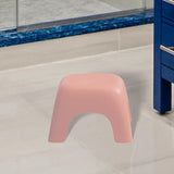 Maxbell Portable Children Stool Decorative Thickened Solid for Kitchen Boys Girls Pink