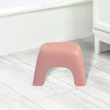 Maxbell Portable Children Stool Decorative Thickened Solid for Kitchen Boys Girls Pink