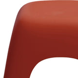 Maxbell Portable Children Stool Decorative Thickened Solid for Kitchen Boys Girls Red