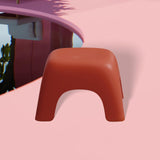 Maxbell Portable Children Stool Decorative Thickened Solid for Kitchen Boys Girls Red