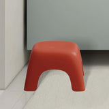 Maxbell Portable Children Stool Decorative Thickened Solid for Kitchen Boys Girls Red