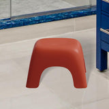 Maxbell Portable Children Stool Decorative Thickened Solid for Kitchen Boys Girls Red