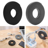 Maxbell 2x Multipurpose Cable Organizer Freely Tailor for Earphone Curtain Black